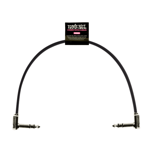 Ernie Ball Stereo Flat Ribbon Patch Cable - 12" (P06409)
