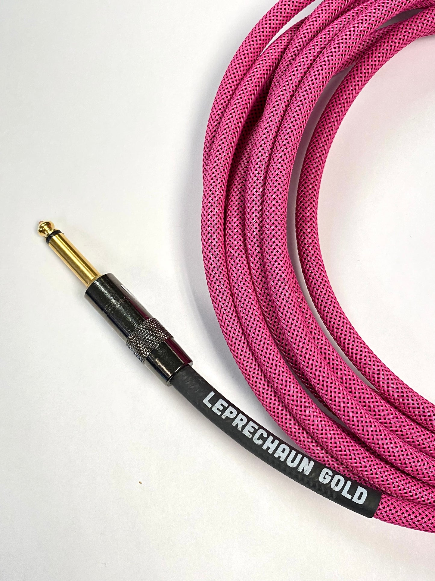 Leprechaun Gold Instrument Cable (Pink)