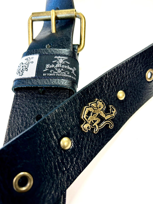 Red Monkey Designs Live Wire 2.0 Guitar Strap (Black/Antique Brass, Size: 2)