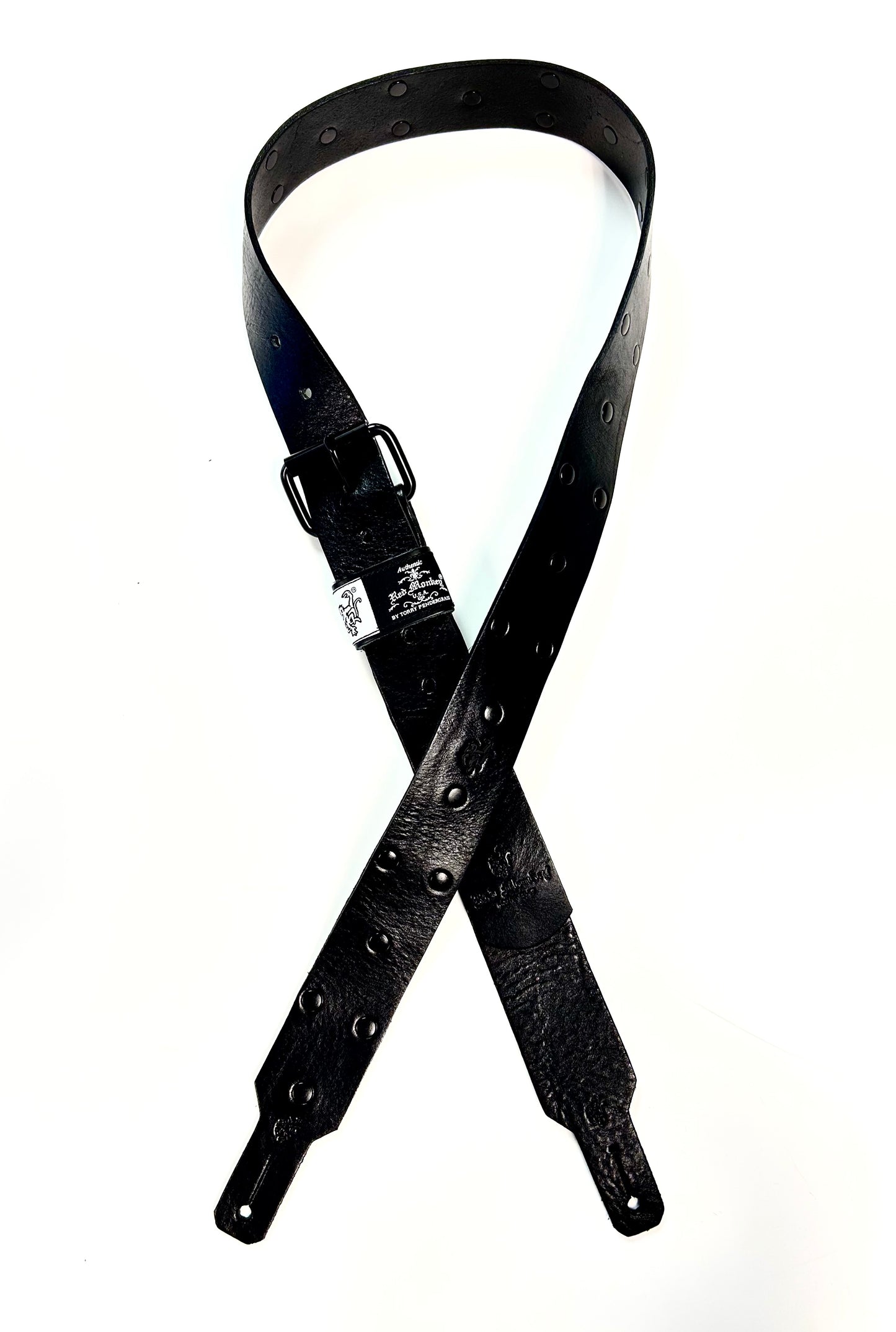 Red Monkey Designs Black Angel Guitar Strap (Size:1)