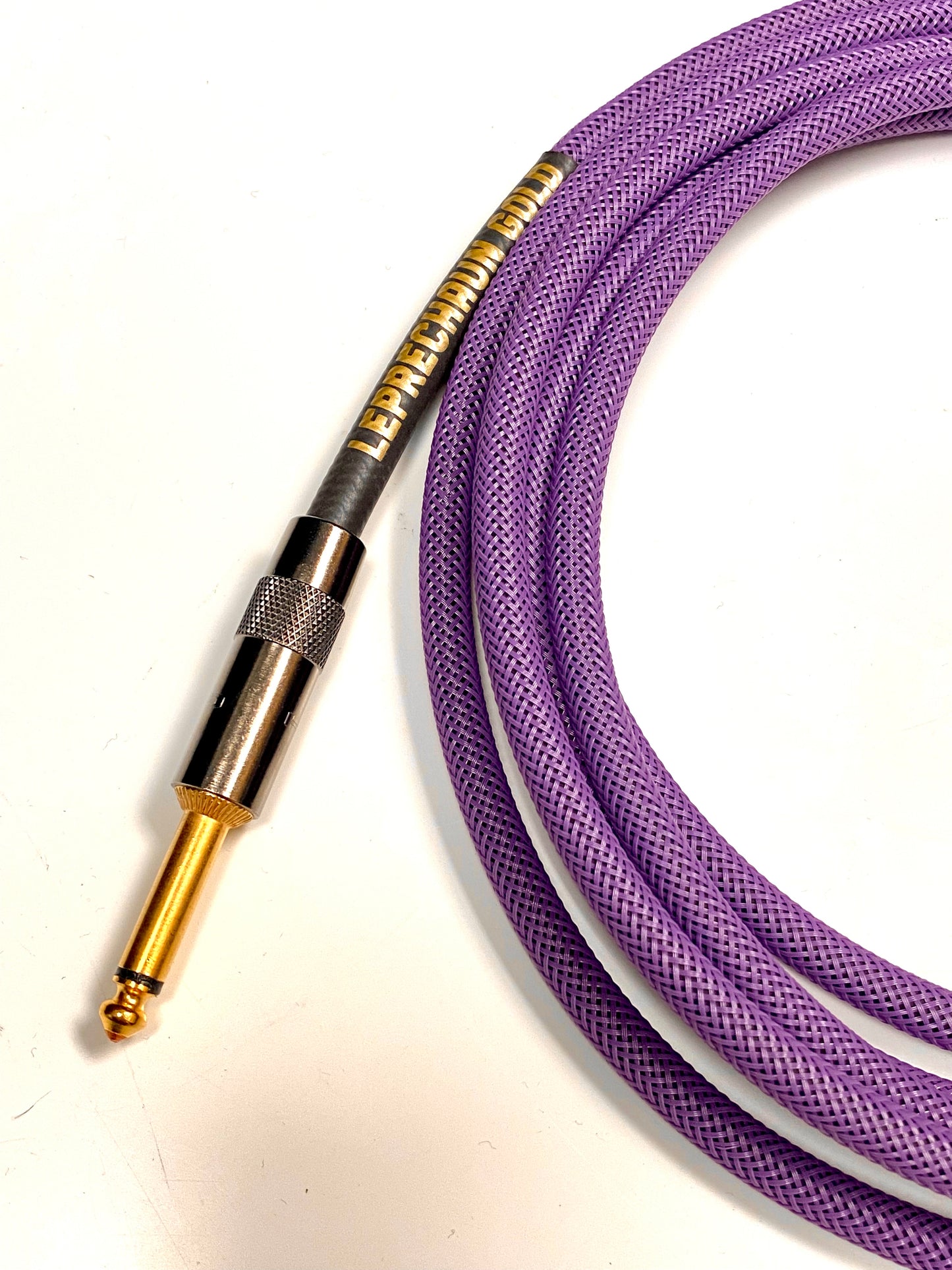 Leprechaun Gold Instrument Cable (Vivid Violet)