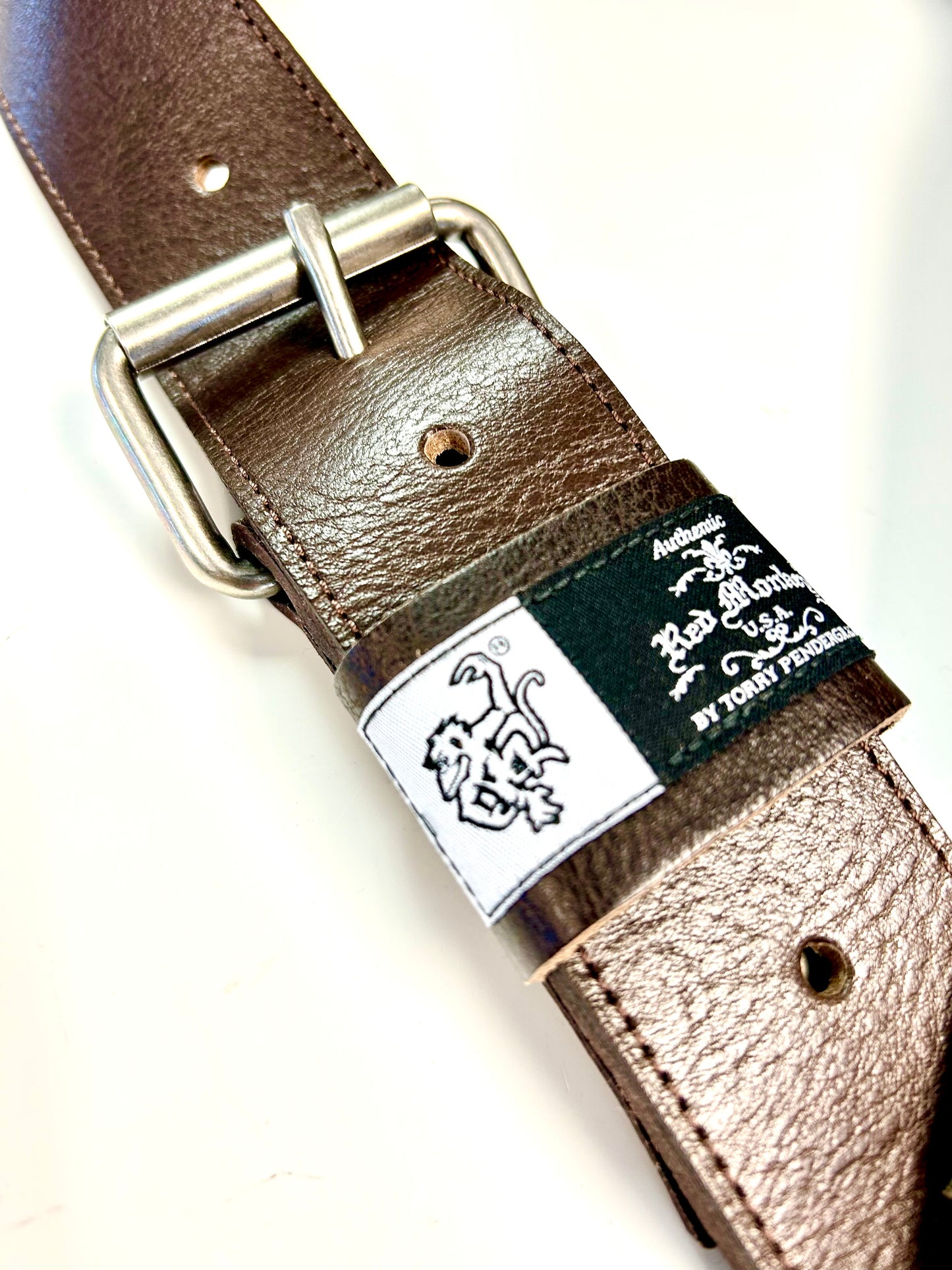 Red Monkey Designs 2" Classic Guitar Strap (Chocolate/Antique Silver, Size:2)