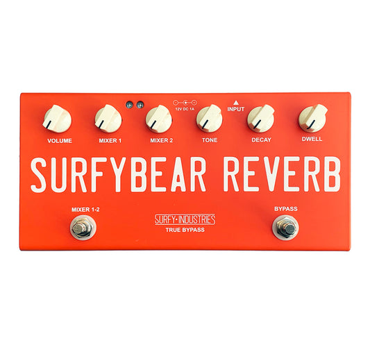 Surfy Industries SurfyBear Compact Reverb (Red)