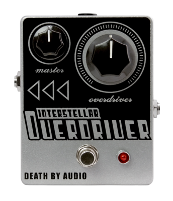 Death by Audio Interstellar Overdriver tube style overdrive pedal.