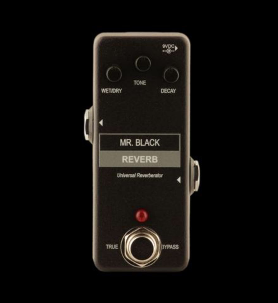 Mr Black Pedals Mini Reverb guitar pedal.