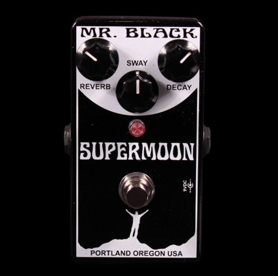 Mr Black Pedals Super Moon Reverb guitar effect.