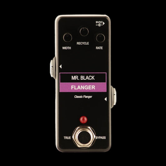 Mr Black Pedals Mini Flanger guitar pedal.