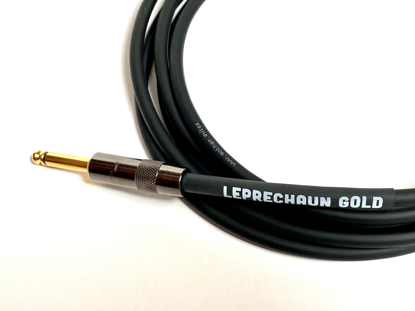 Leprechaun Gold Instrument Cable (Classic Black)