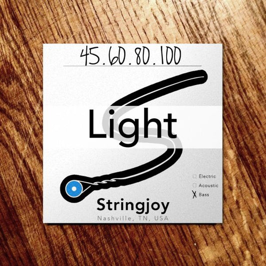 Stringjoy Light 4-String Bass Guitar Strings