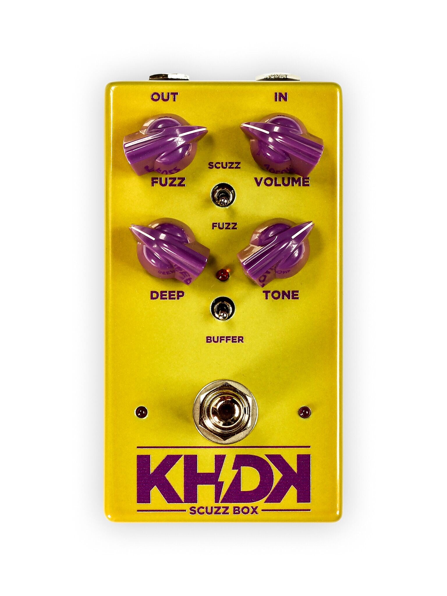 KHDK Scuzz Box fuzz pedal by Kirk Hammet of Metallica.