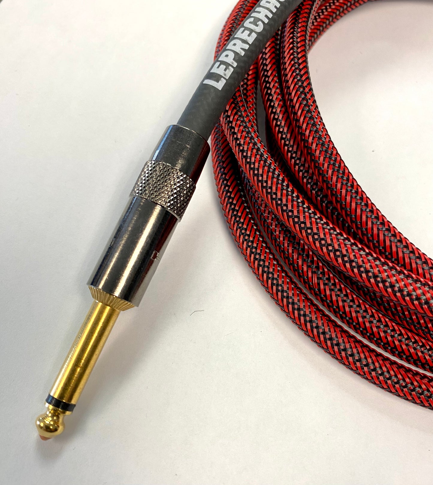 Leprechaun Gold Instrument Cable (Red)
