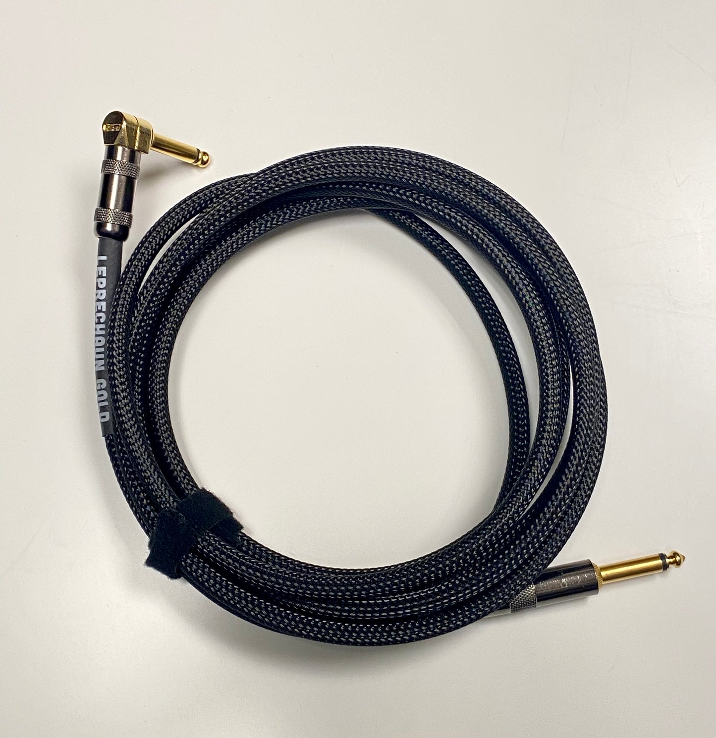 Leprechaun Gold Instrument Cable (Blackest Black)